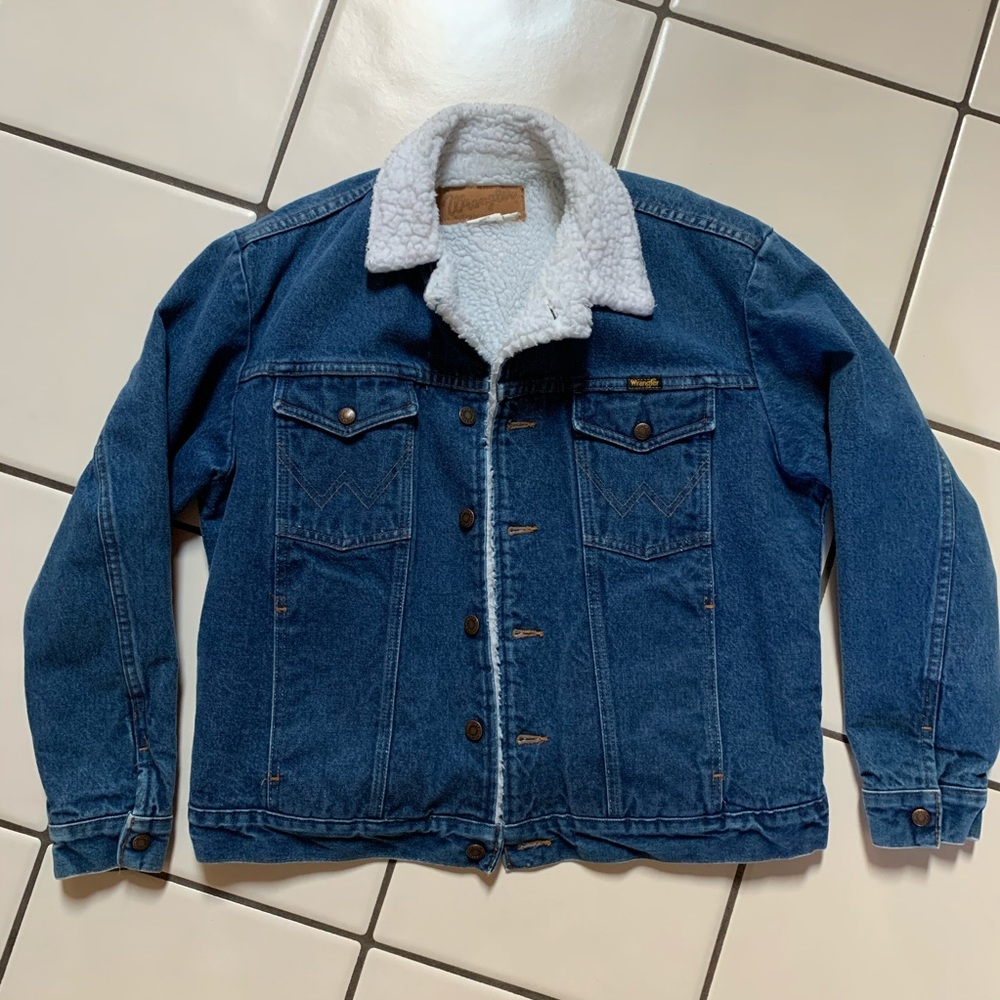 Wrangler Men's Western Sherpa Lined Jacket